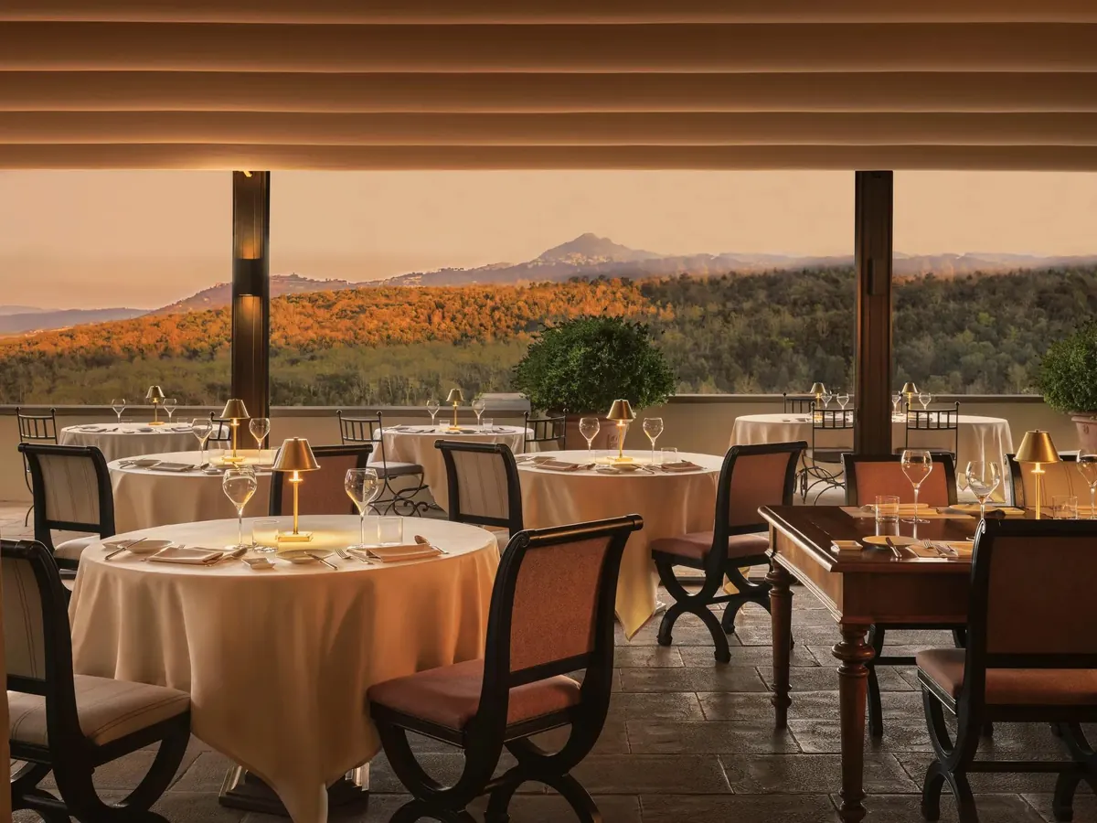 Castiglion del Bosco Campo del Drago restaurant