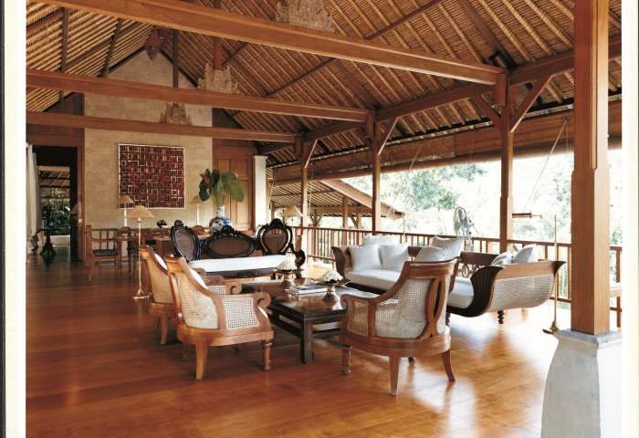 COMO Shambhala Estate villa living area interior, Bali