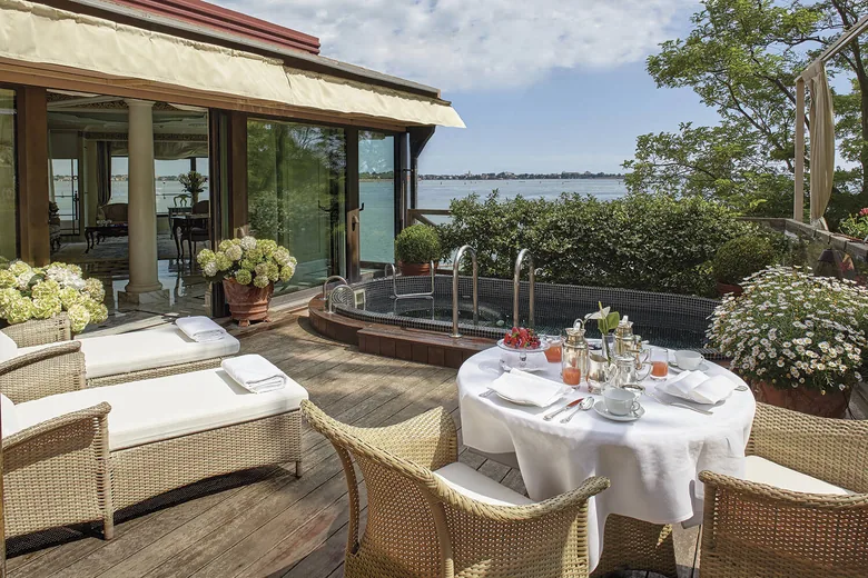 Junior Suite with Terrace at Hotel Cipriani Venice