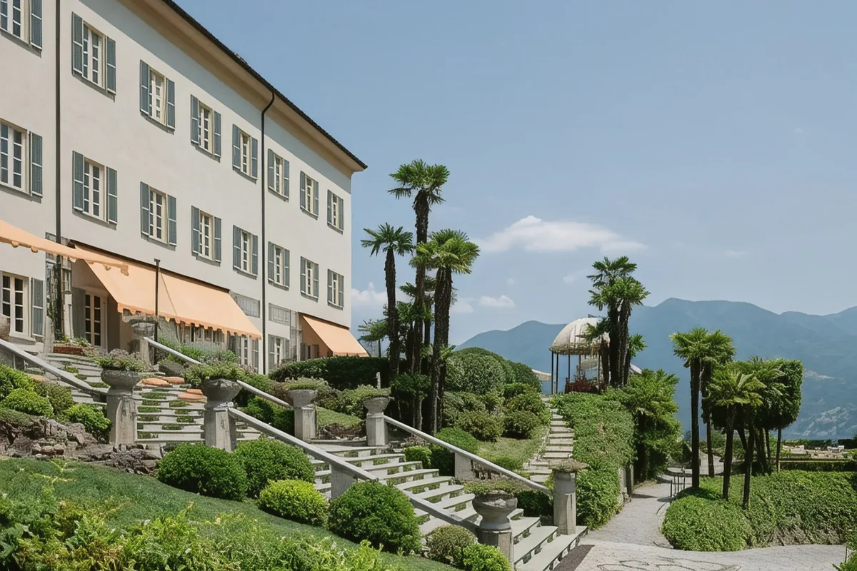 Passalacqua villa exterior on Lake Como